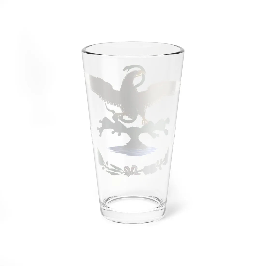 Coat of arms of Mexico 1893-1916 (Mexico) (Coat of Arms) Pint Glass 16oz - Go Mug Yourself