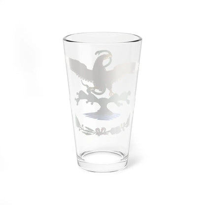 Coat of arms of Mexico 1893-1916 (Mexico) (Coat of Arms) Pint Glass 16oz - Go Mug Yourself