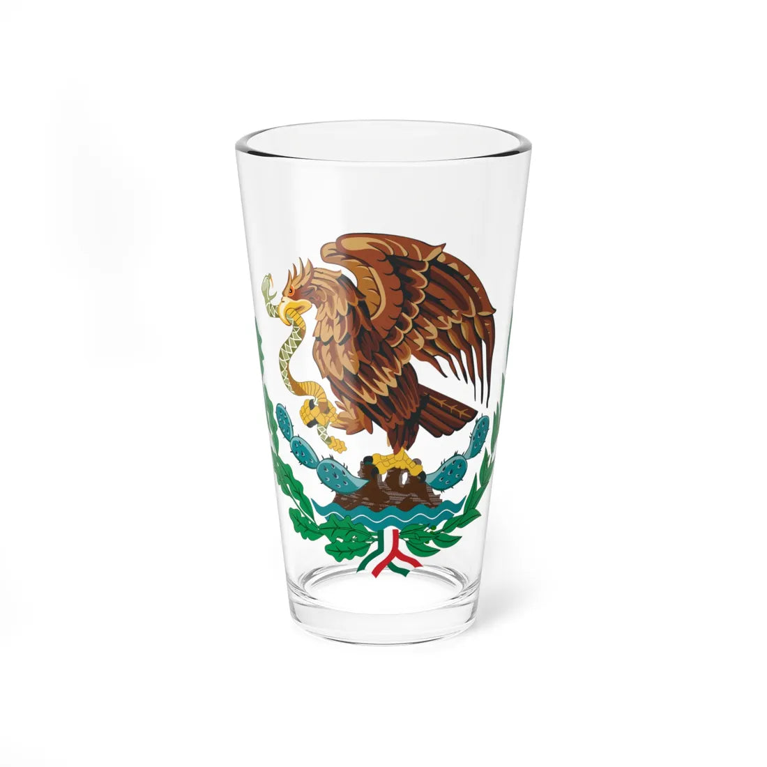Coat of arms of Mexico 1916-1934 (Mexico) (Coat of Arms) Pint Glass 16oz 16oz - Go Mug Yourself