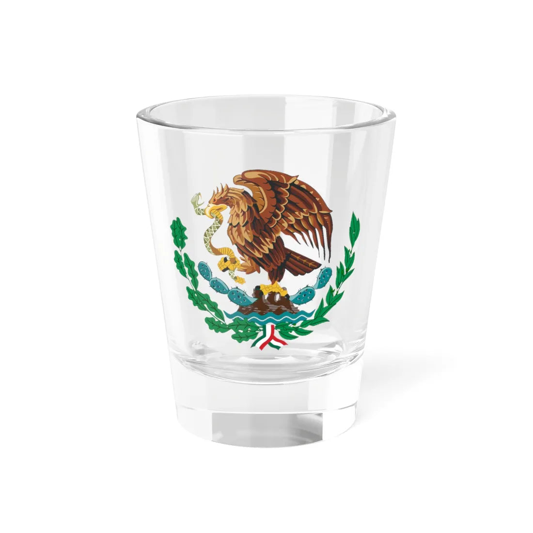 Coat of arms of Mexico 1916-1934 (Mexico) (Coat of Arms) Shot Glass 1.5oz 1.5oz - Go Mug Yourself