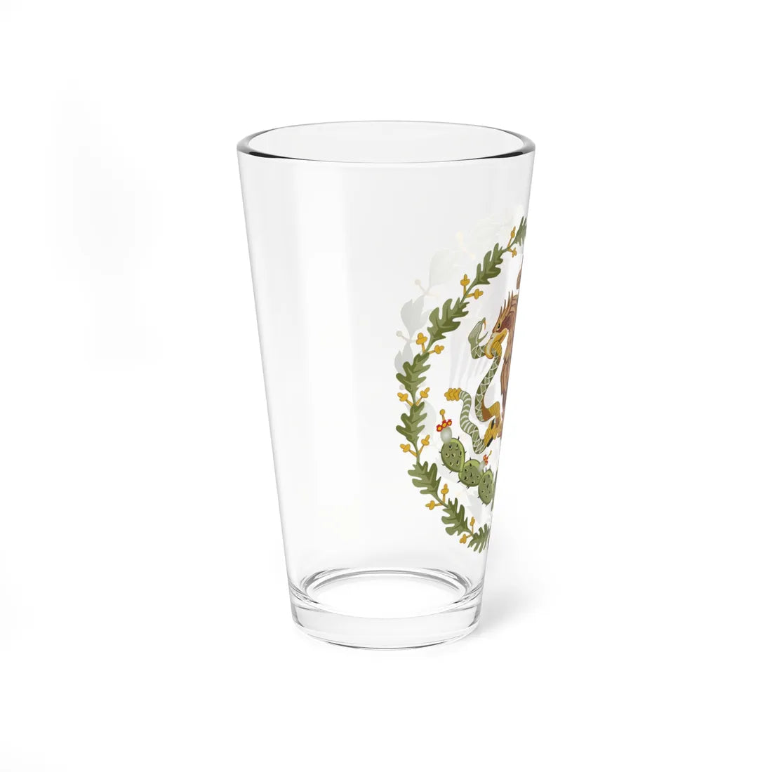 Coat of arms of Mexico 1934-1968 (Mexico) (Coat of Arms) Pint Glass 16oz - Go Mug Yourself