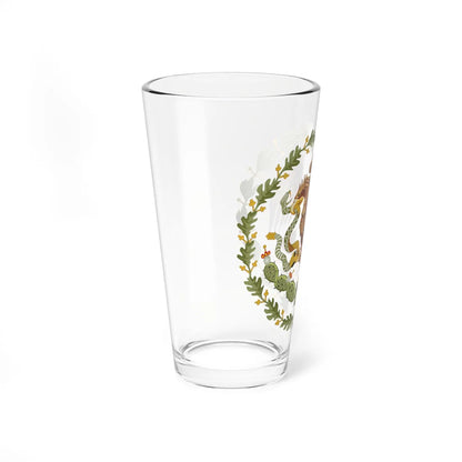 Coat of arms of Mexico 1934-1968 (Mexico) (Coat of Arms) Pint Glass 16oz - Go Mug Yourself