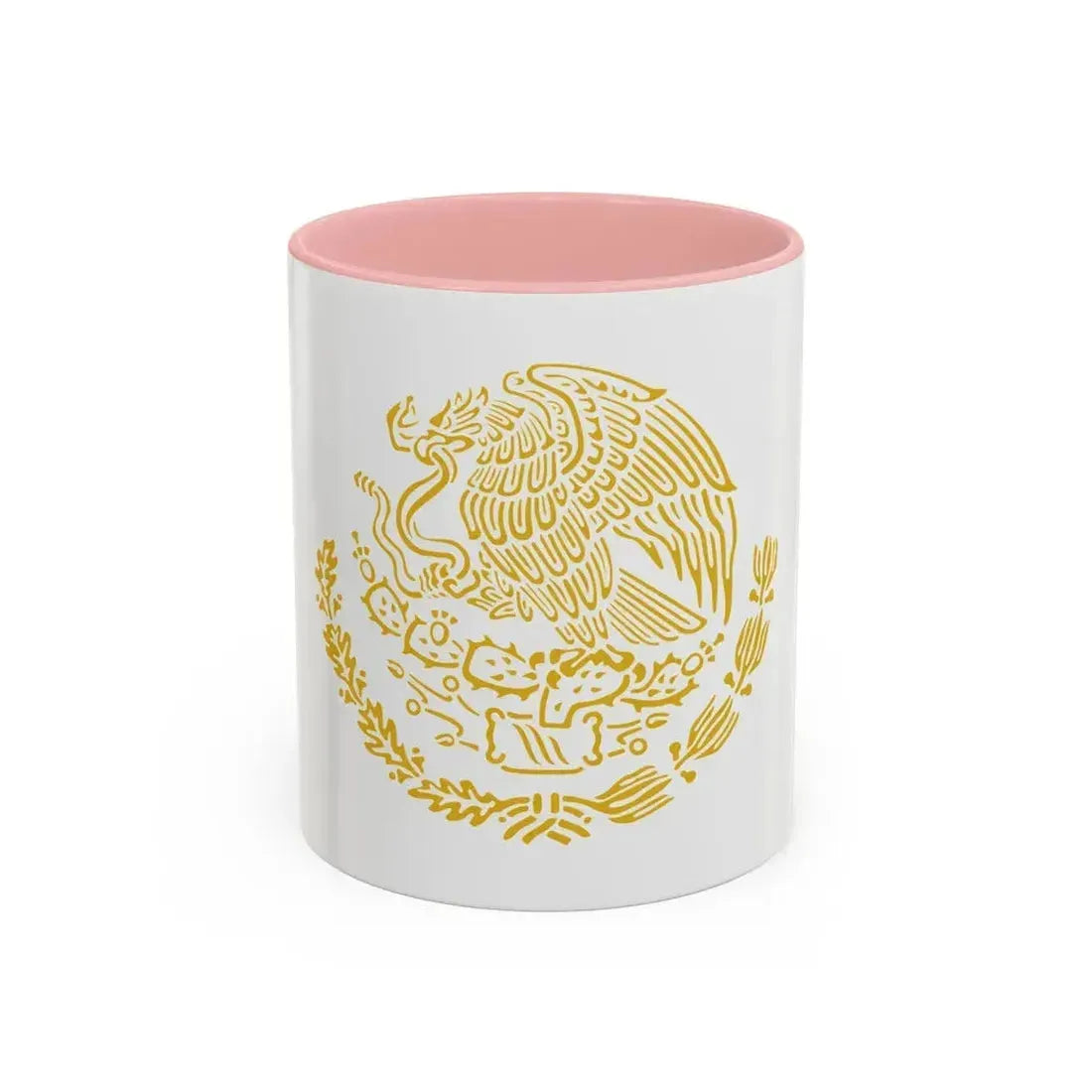 Coat of arms of Mexico 2 - Accent Coffee Mug 11oz Pink - Go Mug Yourself