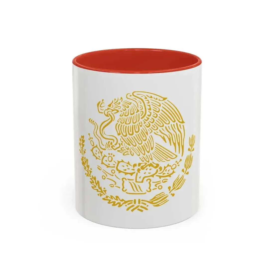 Coat of arms of Mexico 2 - Accent Coffee Mug 11oz Red - Go Mug Yourself