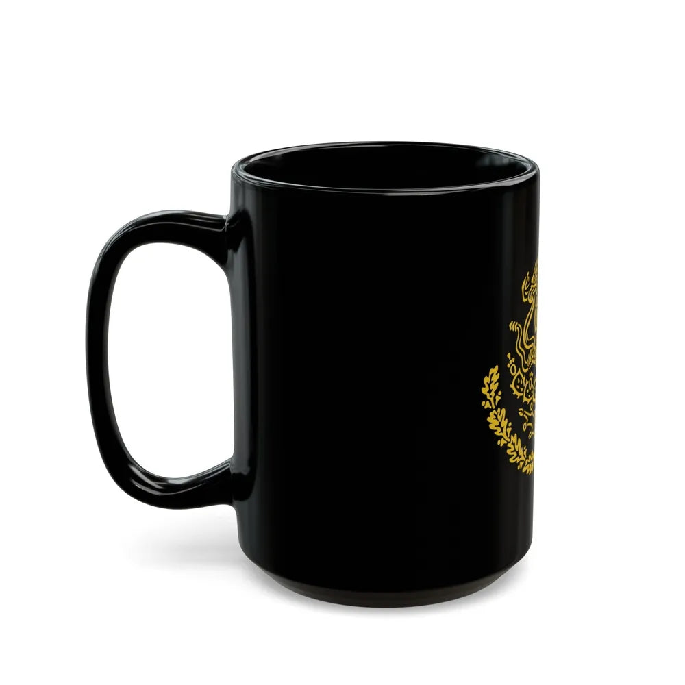 Coat of arms of Mexico 2 - Black Coffee Mug-Go Mug Yourself