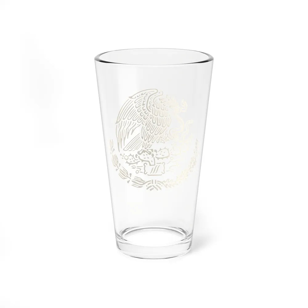 Coat of arms of Mexico 2 - Pint Glass 16oz-Go Mug Yourself