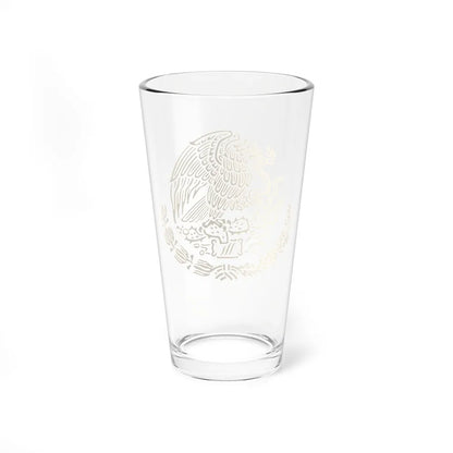 Coat of arms of Mexico 2 - Pint Glass 16oz-Go Mug Yourself