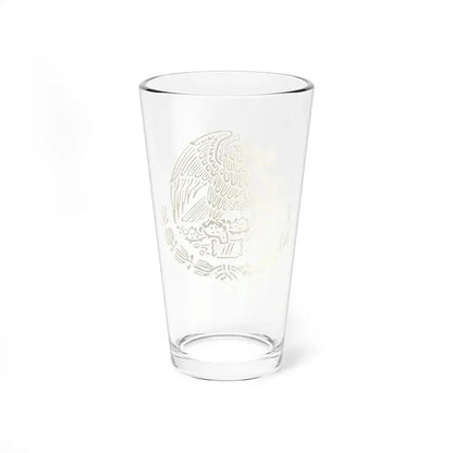 Coat of arms of Mexico 2 - Pint Glass 16oz - Go Mug Yourself