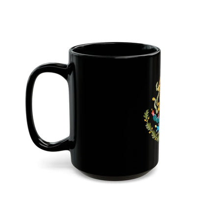 Coat of arms of Mexico - Black Coffee Mug-Go Mug Yourself