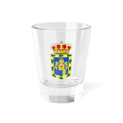 Coat of arms of Mexico City Viceregal (Mexico) (Coat of Arms) Shot Glass 1.5oz 1.5oz - Go Mug Yourself