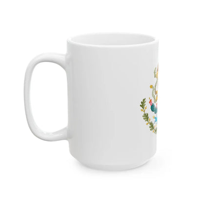 Coat of arms of Mexico - White Coffee Mug-Go Mug Yourself