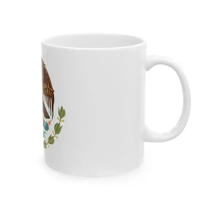 Coat of arms of Mexico - White Coffee Mug - Go Mug Yourself