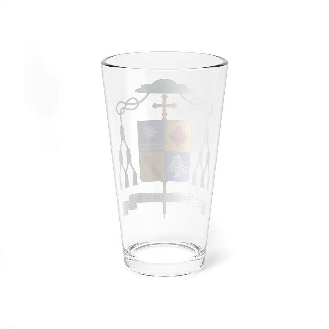 Coat of Arms of Michael Izen (United States) (Coat of Arms) Pint Glass 16oz - Go Mug Yourself