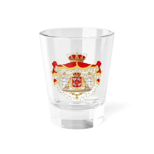 Coat of Arms of Michal Korybut Wisniowiecki as king of Poland (Lithuania) (Coat of Arms) Shot Glass 1.5oz 1.5oz - Go Mug Yourself