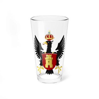 Coat of arms of Middelburg (Netherlands) (Coat of Arms) Pint Glass 16oz 16oz - Go Mug Yourself