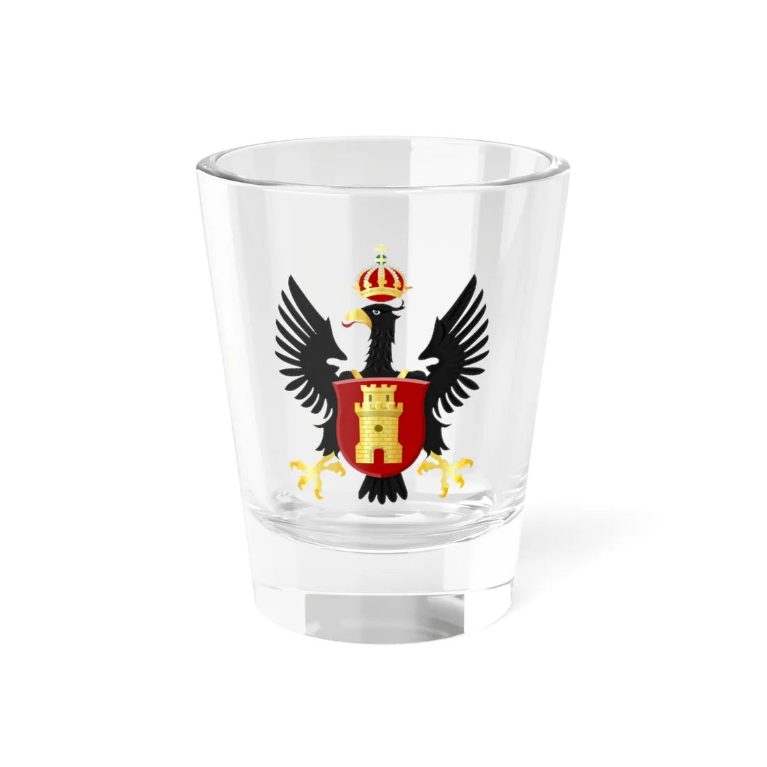 Coat of arms of Middelburg (Netherlands) (Coat of Arms) Shot Glass 1.5oz 1.5oz - Go Mug Yourself