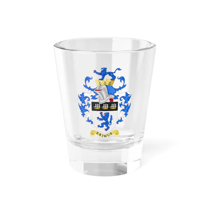 Coat of Arms of Middlesbrough 1911-1968 (England) (Coat of Arms) Shot Glass 1.5oz 1.5oz - Go Mug Yourself