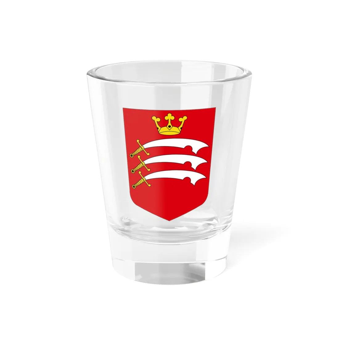Coat of Arms of Middlesex (England) (Coat of Arms) Shot Glass 1.5oz 1.5oz - Go Mug Yourself