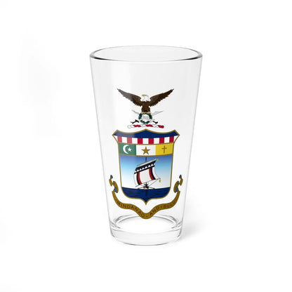 Coat of arms of Mindanao and Sulu (Philippines) (Coat of Arms) Pint Glass 16oz 16oz - Go Mug Yourself