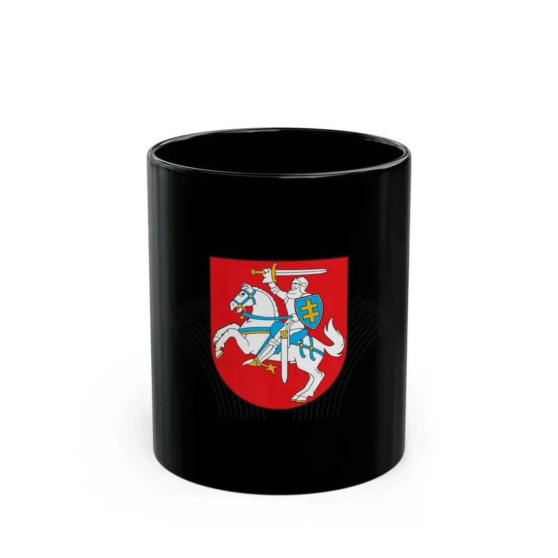 Coat of Arms of Ministry of Agriculture Lithuania - Black Coffee Mug 11oz - Go Mug Yourself