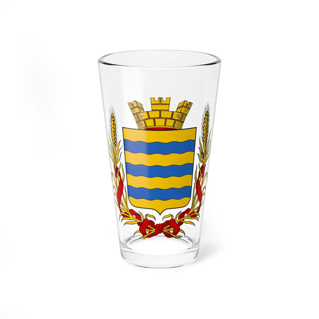 Coat of arms of Minsk 1859 (Russia) (Coat of Arms) Pint Glass 16oz 16oz - Go Mug Yourself