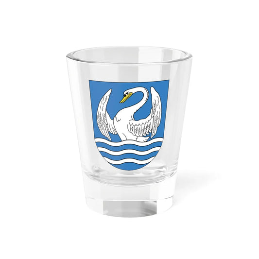 Coat of Arms of Miory Belarus (Belarus) (Coat of Arms) Shot Glass 1.5oz 1.5oz - Go Mug Yourself
