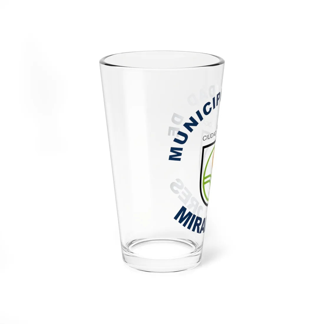 Coat of arms of Miraflores (Peru) (Coat of Arms) Pint Glass 16oz - Go Mug Yourself