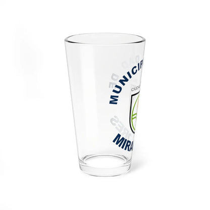 Coat of arms of Miraflores (Peru) (Coat of Arms) Pint Glass 16oz - Go Mug Yourself