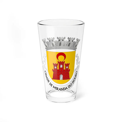 Coat of arms of Miranda do Douro (Iran) (Coat of Arms) Pint Glass 16oz 16oz - Go Mug Yourself