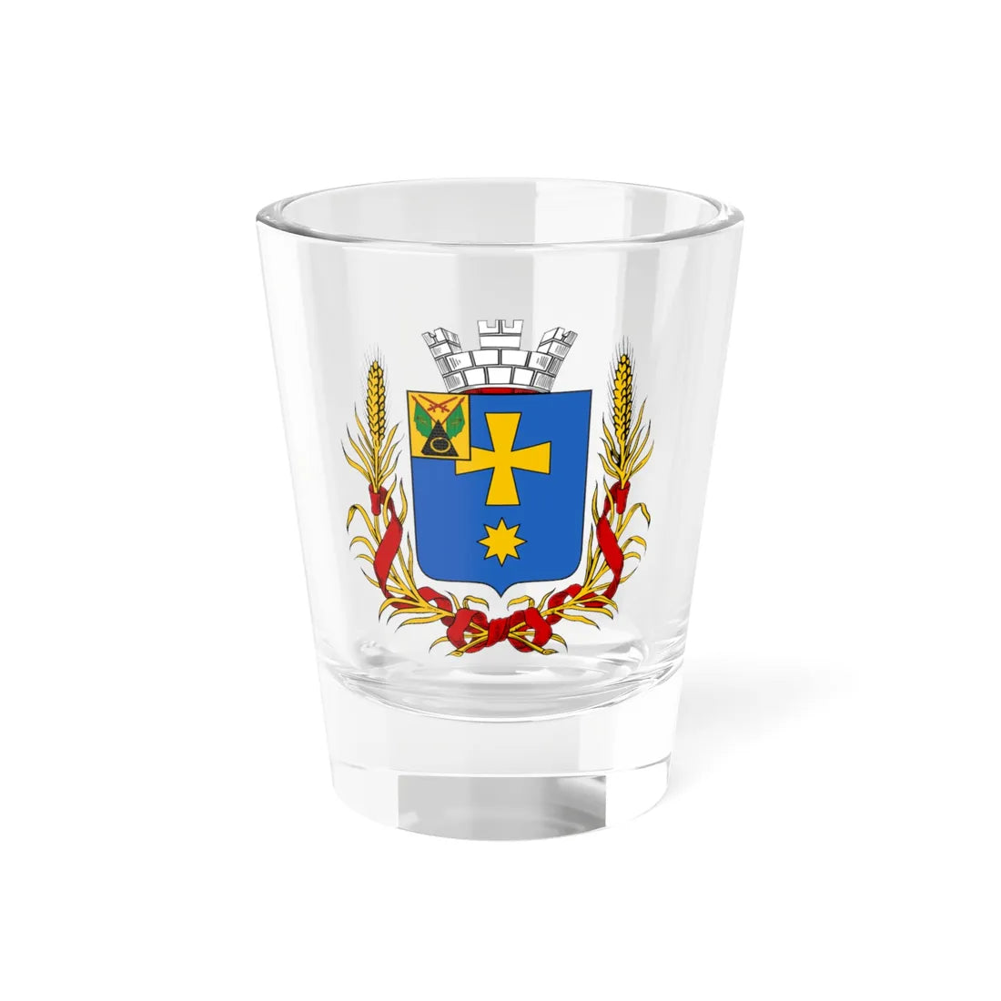 Coat of arms of Mirgorod 1864 (Russia) (Coat of Arms) Shot Glass 1.5oz 1.5oz - Go Mug Yourself