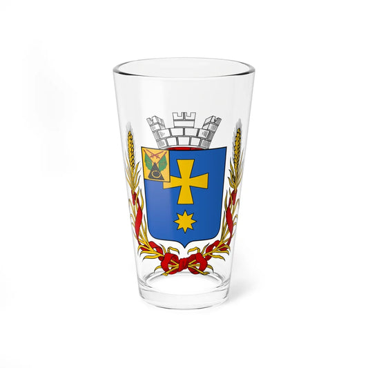 Coat of arms of Mirgorod 1864 (Ukraine) (Coat of Arms) Pint Glass 16oz 16oz - Go Mug Yourself