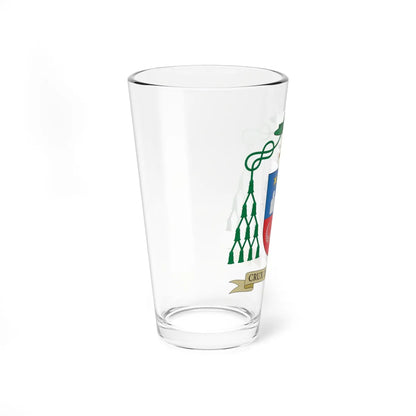 Coat of arms of Mitja Leskovar (Spain) (Coat of Arms) Pint Glass 16oz - Go Mug Yourself