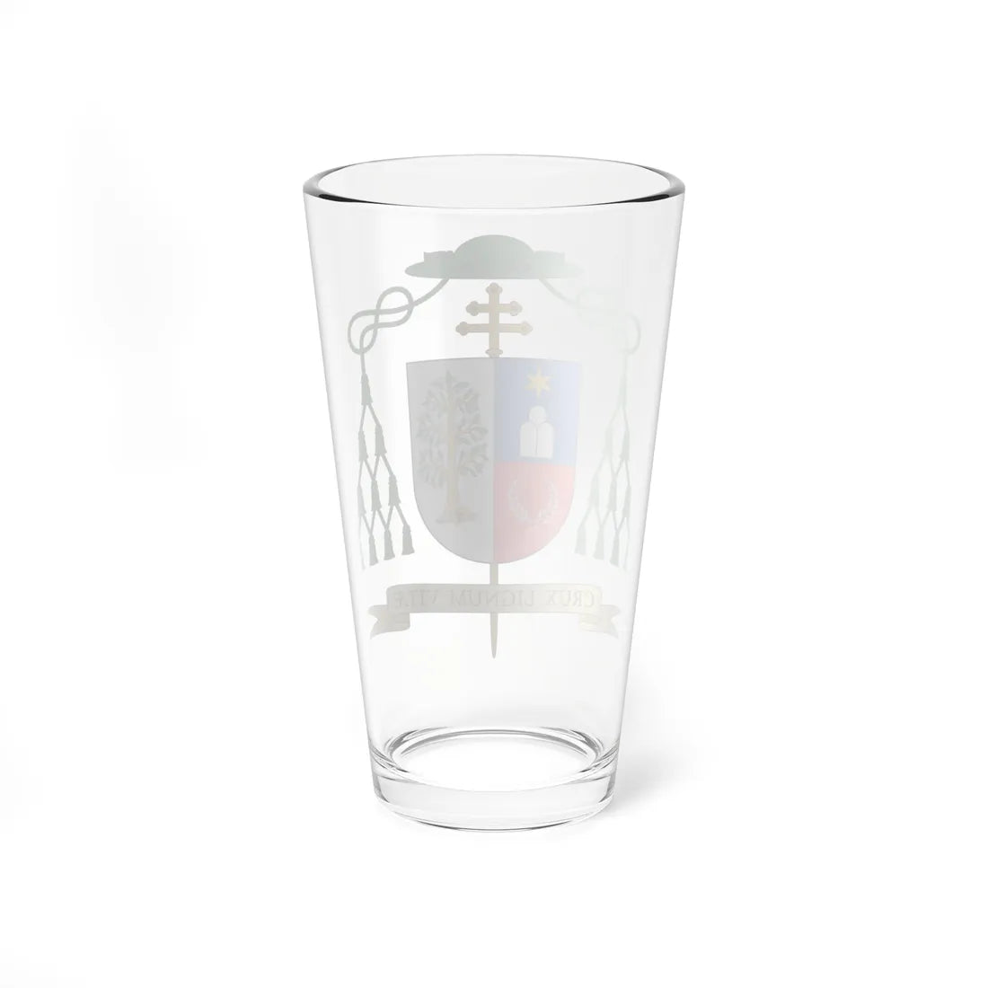 Coat of arms of Mitja Leskovar (Spain) (Coat of Arms) Pint Glass 16oz - Go Mug Yourself