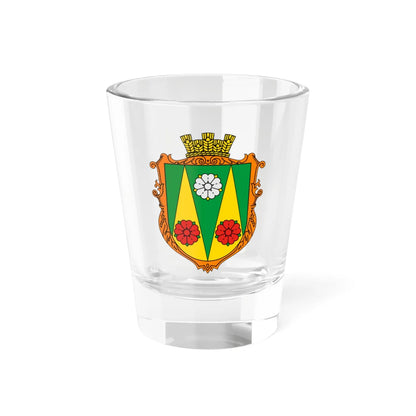 Coat of Arms of Mizhenets (Ukraine) (Coat of Arms) Shot Glass 1.5oz 1.5oz - Go Mug Yourself