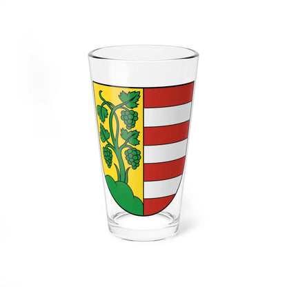 Coat of Arms of Modra (Slovakia) (Coat of Arms) Pint Glass 16oz 16oz - Go Mug Yourself