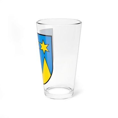 Coat of arms of Moenthal (Switzerland) (Coat of Arms) Pint Glass 16oz - Go Mug Yourself