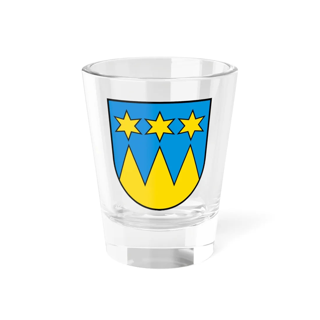 Coat of arms of Moenthal (Switzerland) (Coat of Arms) Shot Glass 1.5oz 1.5oz - Go Mug Yourself