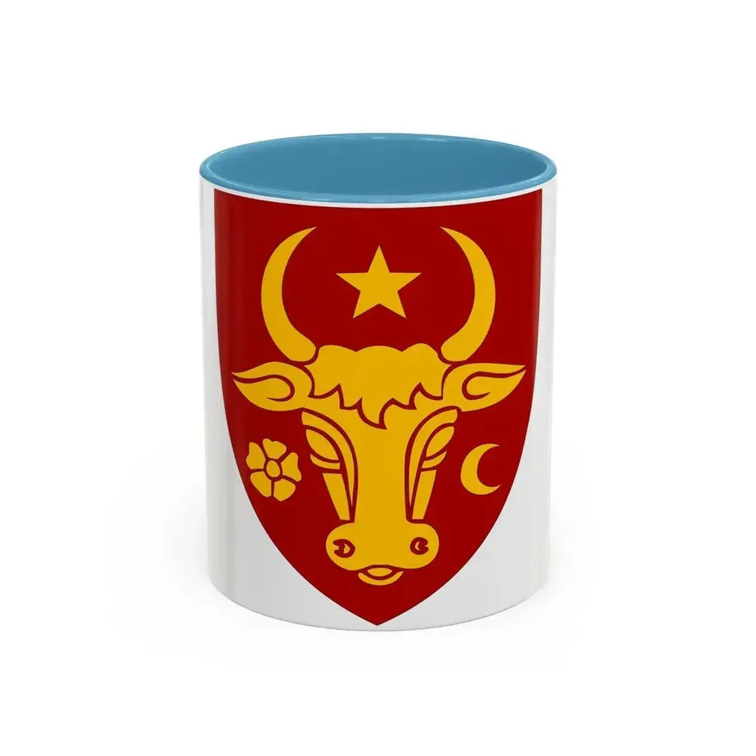 Coat of arms of Moldavia - Accent Coffee Mug 11oz Light Blue - Go Mug Yourself