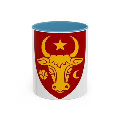 Coat of arms of Moldavia - Accent Coffee Mug 11oz Light Blue - Go Mug Yourself