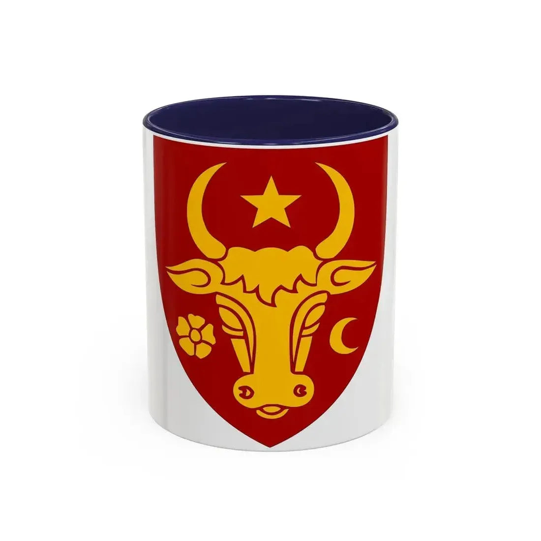 Coat of arms of Moldavia - Accent Coffee Mug 11oz Navy - Go Mug Yourself