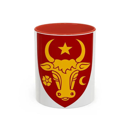 Coat of arms of Moldavia - Accent Coffee Mug 11oz Red - Go Mug Yourself