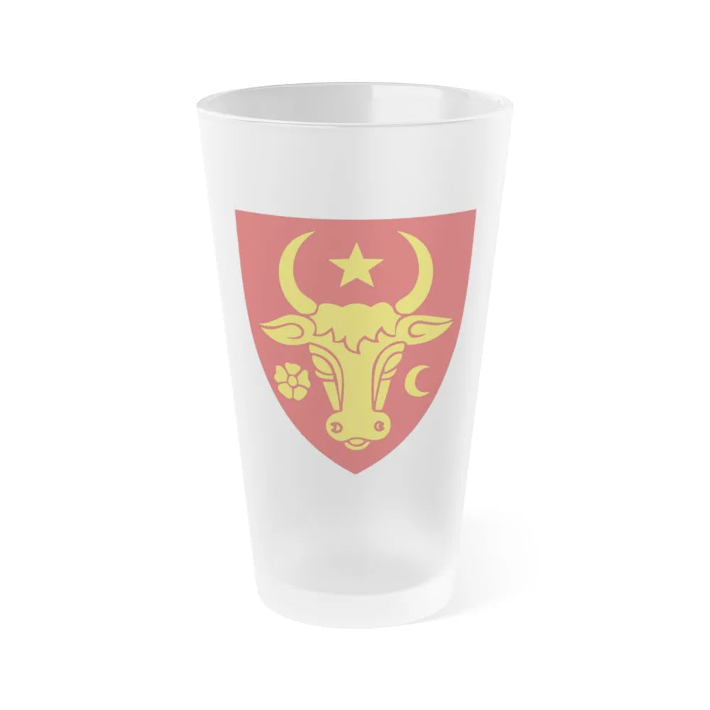 Coat of arms of Moldavia - Frosted Pint Glass 16oz-Go Mug Yourself