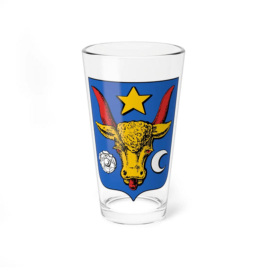 Coat of arms of Moldavian Democratic Republic 1917 (Moldova) (Coat of Arms) Pint Glass 16oz 16oz - Go Mug Yourself