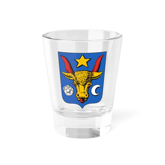 Coat of arms of Moldavian Democratic Republic 1917 (Moldova) (Coat of Arms) Shot Glass 1.5oz 1.5oz - Go Mug Yourself