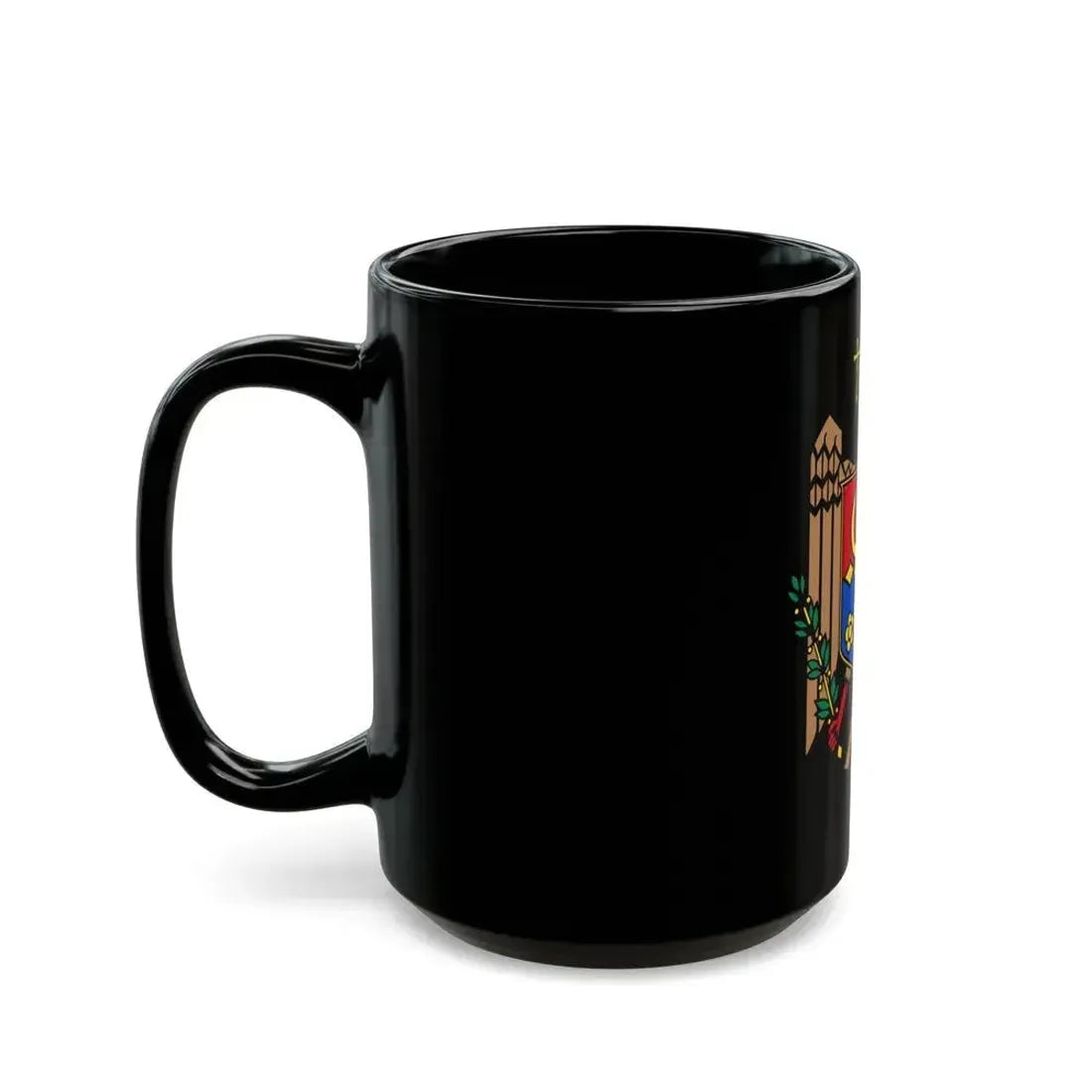 Coat of arms of Moldova - Black Coffee Mug - Go Mug Yourself