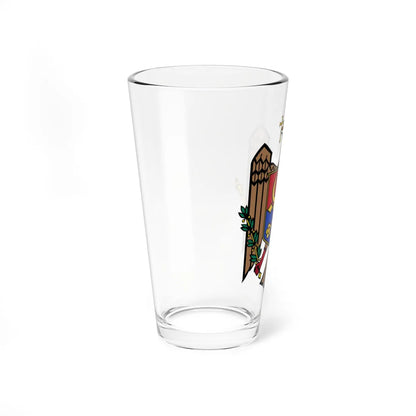 Coat of arms of Moldova (Moldova) (Coat of Arms) Pint Glass 16oz - Go Mug Yourself