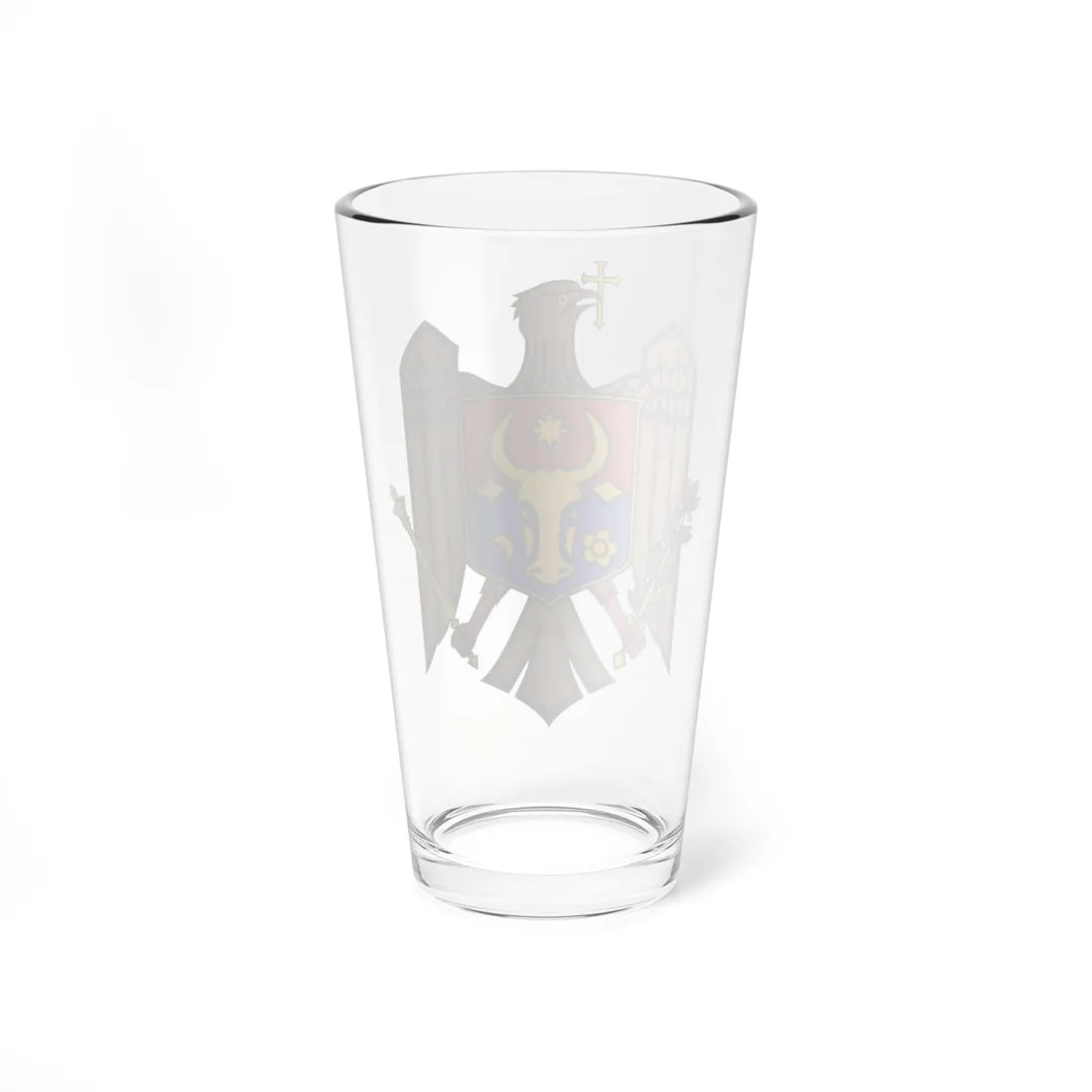 Coat of arms of Moldova (Moldova) (Coat of Arms) Pint Glass 16oz - Go Mug Yourself