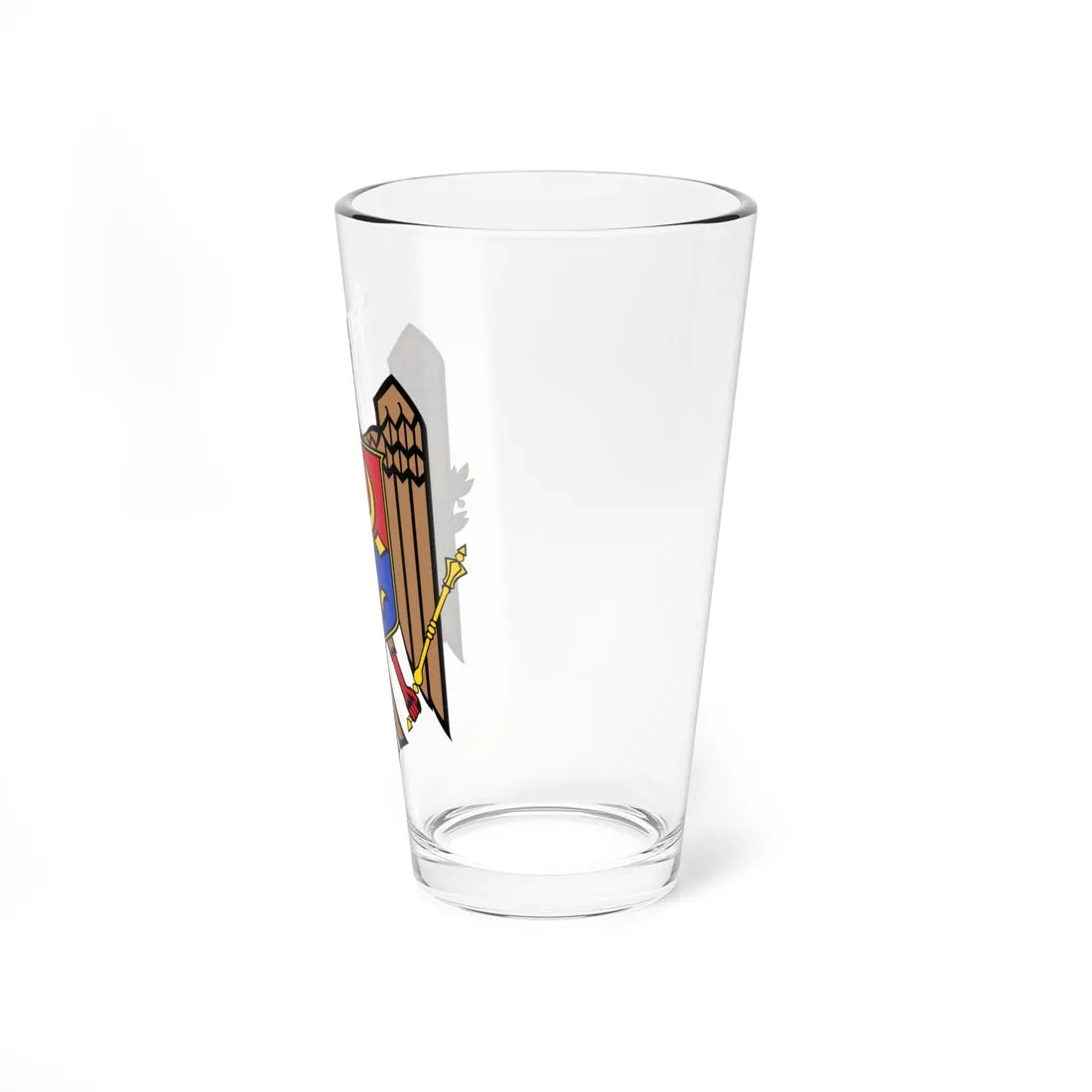 Coat of arms of Moldova (Moldova) (Coat of Arms) Pint Glass 16oz - Go Mug Yourself