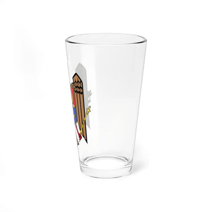 Coat of arms of Moldova (Moldova) (Coat of Arms) Pint Glass 16oz - Go Mug Yourself