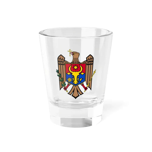 Coat of arms of Moldova - Shot Glass 1.5oz 1.5oz - Go Mug Yourself
